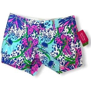 Lilly Pulitzer "In the Garden" Callahan Shorts size 8 EUC